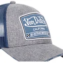 cepur-izliekta-truckeris-peleks-snapback-mixgrey01-no-von-dutch