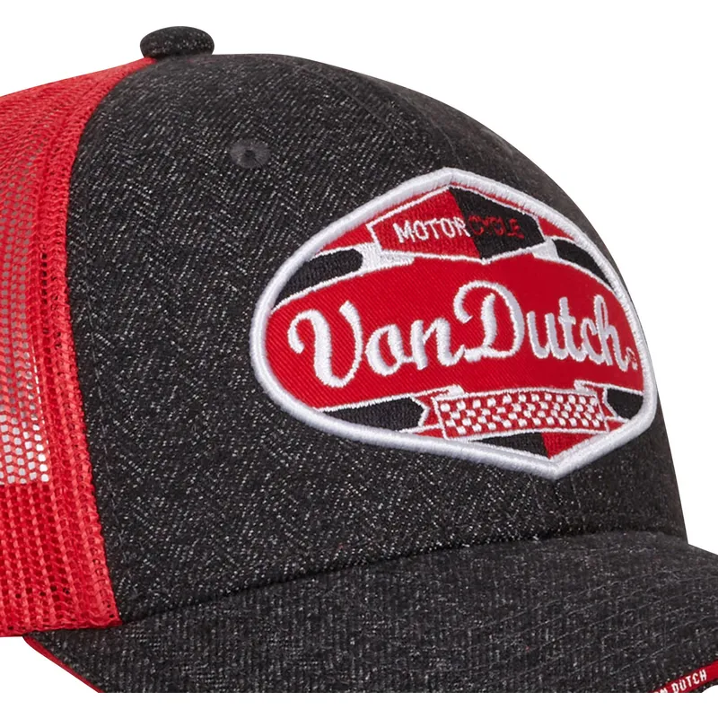 schwarze-und-rote-trucker-kappe-mixgrey03-von-von-dutch