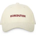 von-dutch-curved-brim-vel24-ow-beige-adjustable-cap