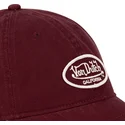 gorra-curva-granate-ajustable-log-bur-de-von-dutch