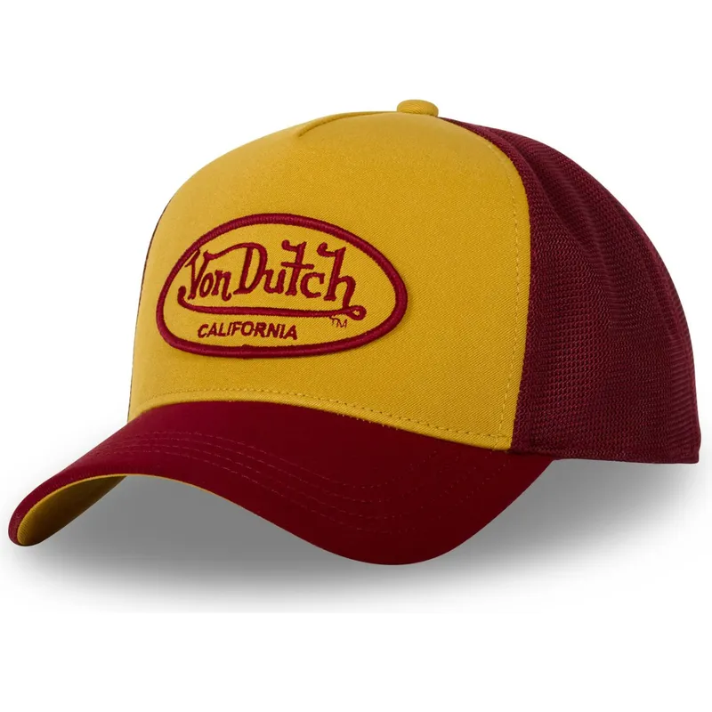 cepur-izliekta-truckeris-dzeltens-snapback-burg-no-von-dutch