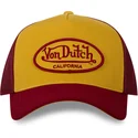 cepur-izliekta-truckeris-dzeltens-snapback-burg-no-von-dutch