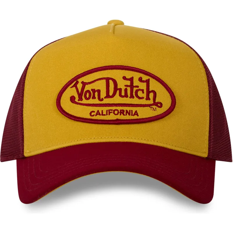 cepur-izliekta-truckeris-dzeltens-snapback-burg-no-von-dutch
