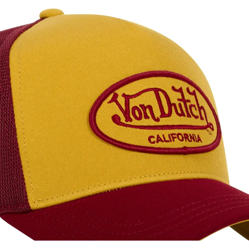 cepur-izliekta-truckeris-dzeltens-snapback-burg-no-von-dutch