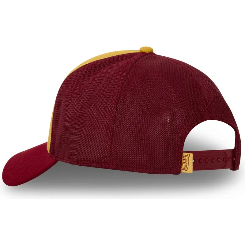 cepur-izliekta-truckeris-dzeltens-snapback-burg-no-von-dutch