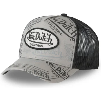 Cap izliekta gray snapback no Von Dutch
