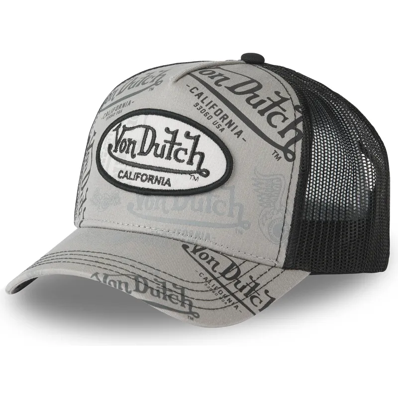 cap-izliekta-gray-snapback-no-von-dutch