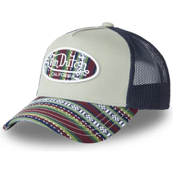 Grüne und blaue Trucker-Kappe ETH04 von Von Dutch