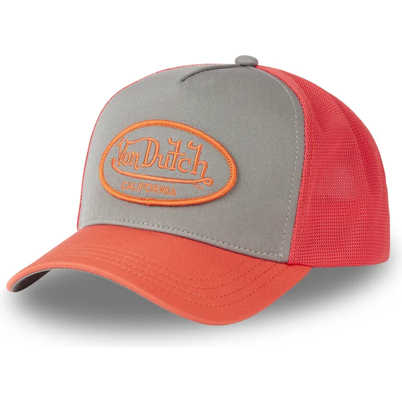 trucker-cap-grau-und-orange-flam-von-von-dutch