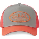 gorra-trucker-gris-y-naranja-flam-de-von-dutch