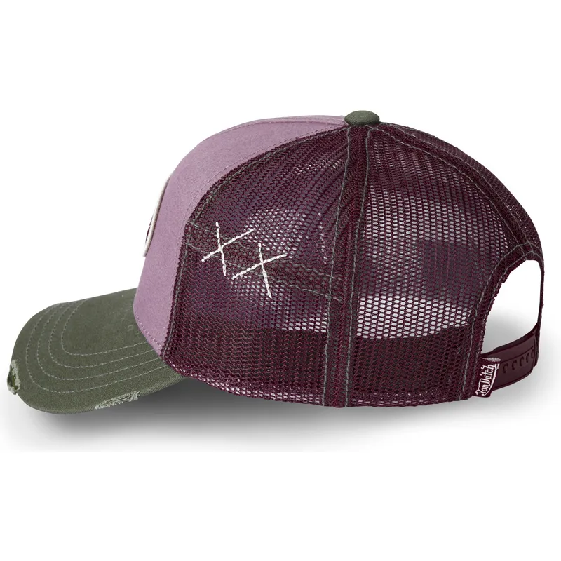 von-dutch-kabu-rosa-und-grune-trucker-mutze