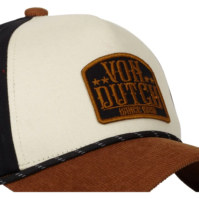 cepur-izliekta-bruns-snapback-vint01-no-von-dutch