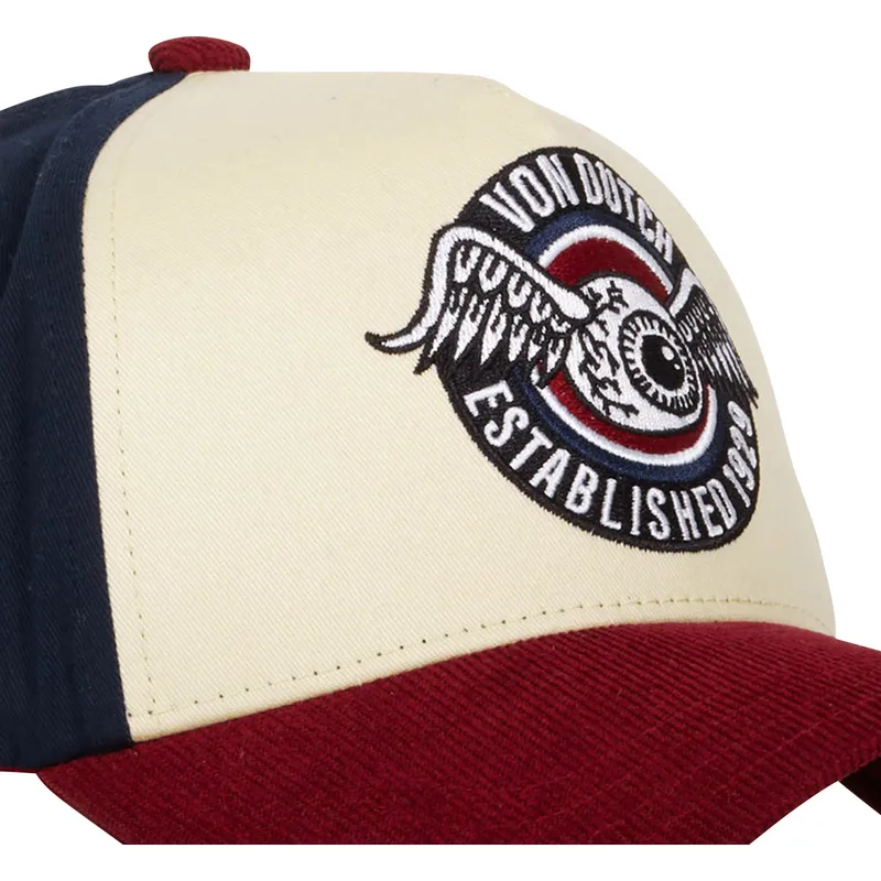 cepur-izliekta-daudzkrasains-snapback-vint02-no-von-dutch