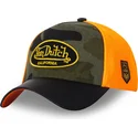 von-dutch-vint08-snapback-kappe-mit-gebogenem-schirm-in-camouflage-und-orange