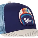 cepur-izliekta-truckeris-tumsi-zils-snapback-moto-ct-22-motogp-no-motogp-no-von-dutch
