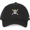 svart-justerbar-bojd-keps-straw-hat-pirates-skucd-one-piece-fran-capslab