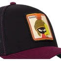 czapka-trucker-czarna-i-bordowa-marvin-marsjanin-loo10-vmar-looney-tunes-od-capslab