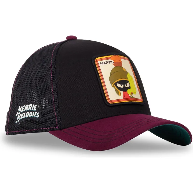cepur-izliekta-truckeris-melns-snapback-loo10-vmar-marsietis-marvins-looney-tunes-no-capslab