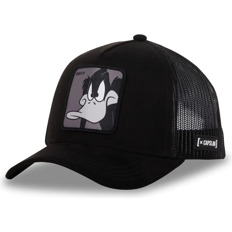 cepur-izliekta-truckeris-melns-snapback-loo10-duc-duffy-duck-looney-tunes-no-capslab