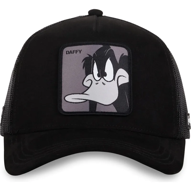 cepur-izliekta-truckeris-melns-snapback-loo10-duc-duffy-duck-looney-tunes-no-capslab