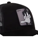 cepur-izliekta-truckeris-melns-snapback-loo10-duc-duffy-duck-looney-tunes-no-capslab