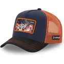 trucker-cap-marineblau-und-orange-son-goku-dbz8-gok-dragon-ball-von-capslab