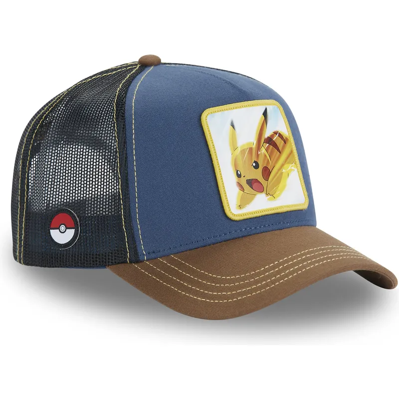 cepur-izliekta-truckeris-tumsi-zils-snapback-pkm5-pik-pikachu-pokemon-no-capslab
