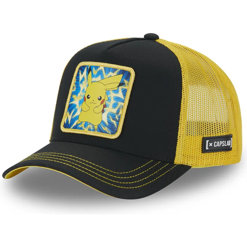 cepur-izliekta-truckeris-melns-snapback-pmk5-thu-pikachu-pokemon-no-capslab cepur-izliekta-truckeris-melns-snapback-pmk5-thu-pikachu-pokemon-no-capslab