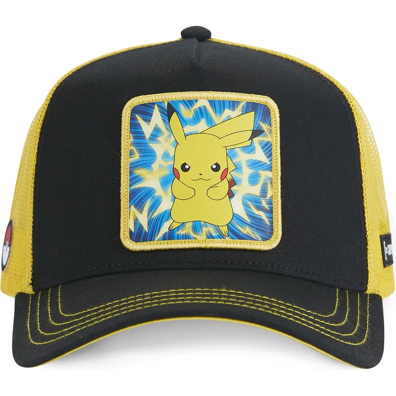 cepur-izliekta-truckeris-melns-snapback-pmk5-thu-pikachu-pokemon-no-capslab cepur-izliekta-truckeris-melns-snapback-pmk5-thu-pikachu-pokemon-no-capslab