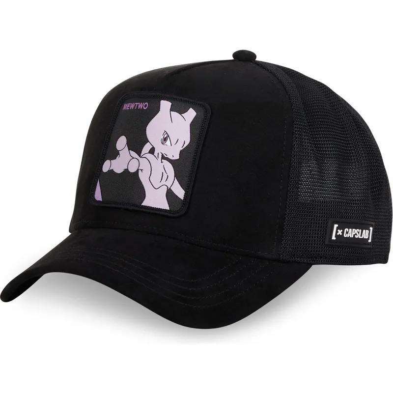 cepur-izliekta-truckeris-melns-snapback-pmk5-mew-mewtwo-pokemon-no-capslab