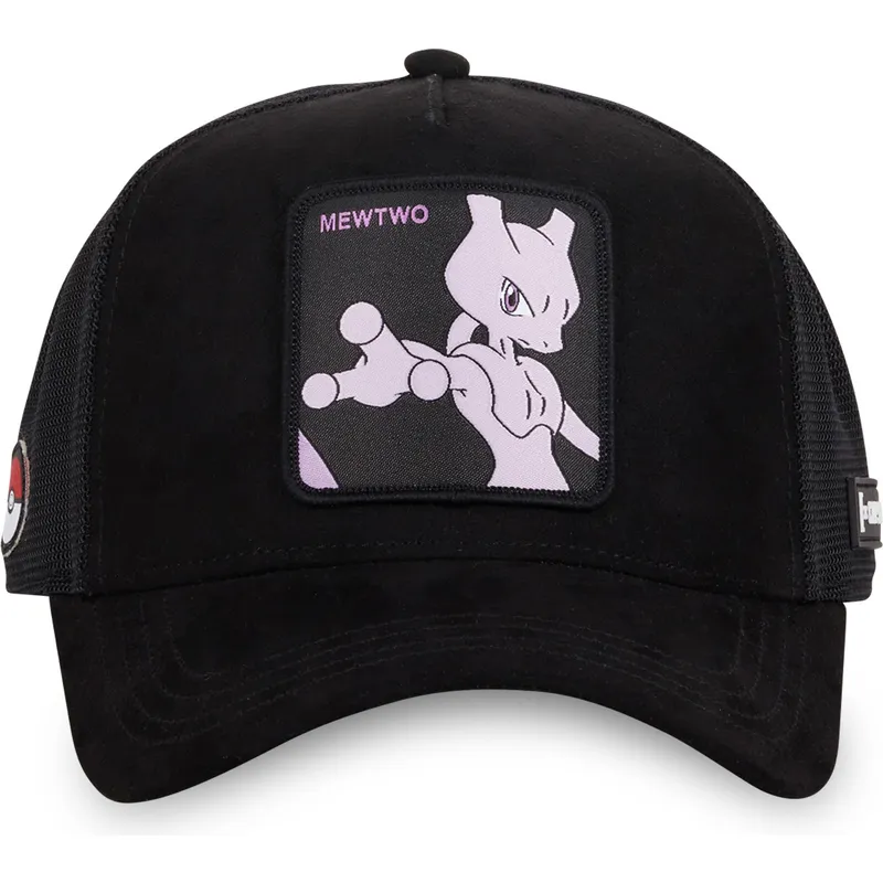 cepur-izliekta-truckeris-melns-snapback-pmk5-mew-mewtwo-pokemon-no-capslab