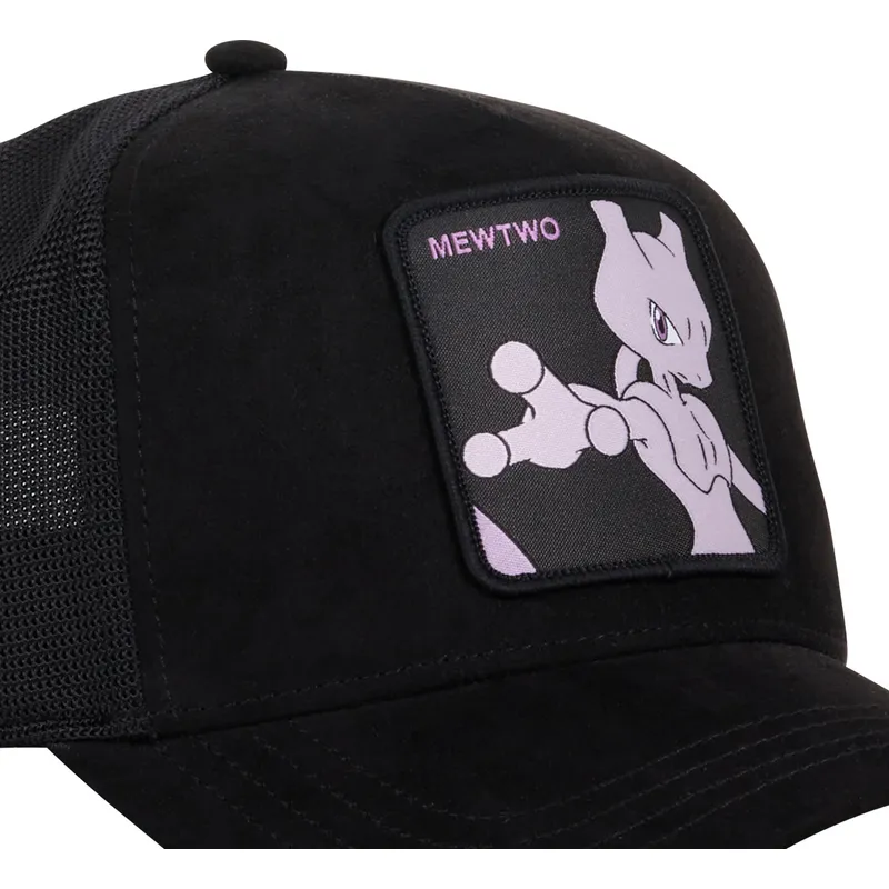 cepur-izliekta-truckeris-melns-snapback-pmk5-mew-mewtwo-pokemon-no-capslab