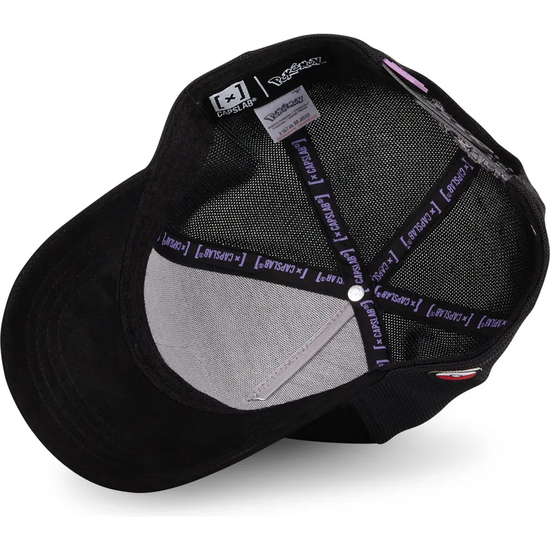 cepur-izliekta-truckeris-melns-snapback-pmk5-mew-mewtwo-pokemon-no-capslab