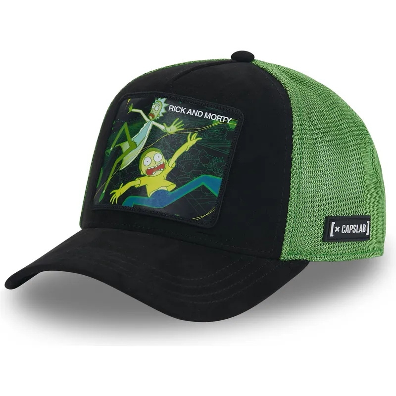 cepur-izliekta-truckeris-melns-snapback-rem5-rem-rick-un-morty-riks-un-mortijs-no-capslab