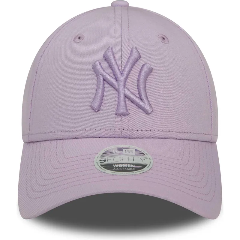 cepur-izliekta-violets-regulejama-lente-9forty-league-essential-no-new-york-yankees-mlb-no-new-era
