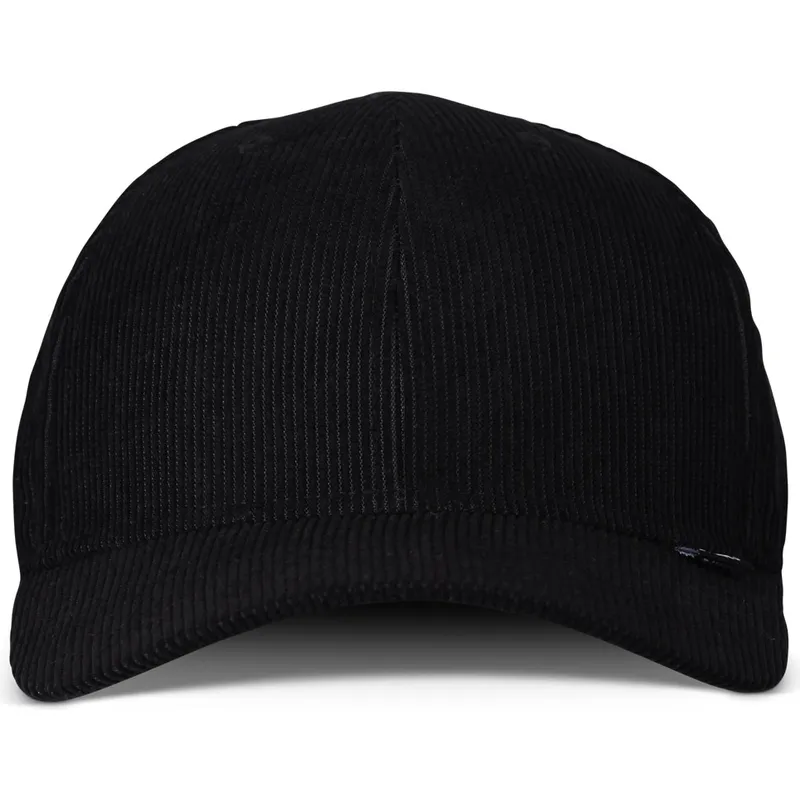 cepur-izliekta-melns-regulejams-truefit-corduroy-no-djinns