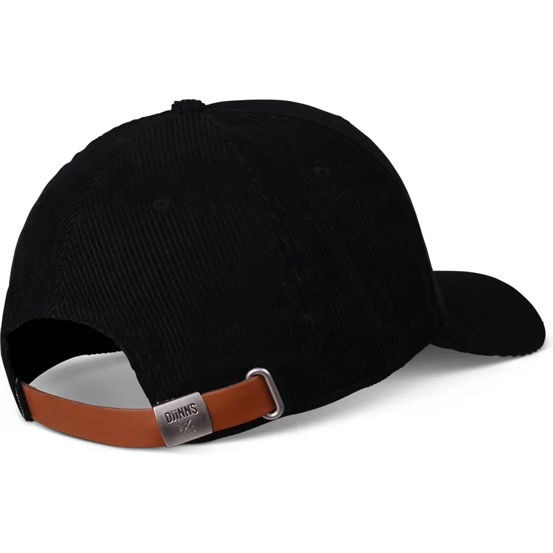 cepur-izliekta-melns-regulejams-truefit-corduroy-no-djinns