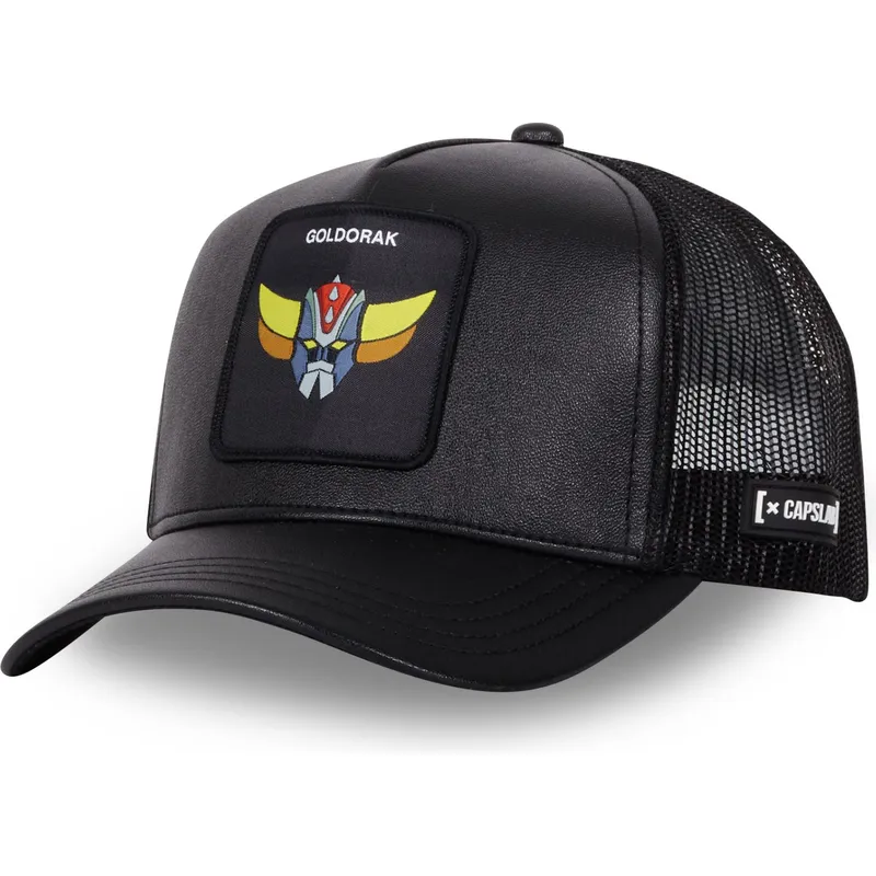 cepur-izliekta-truckeris-melns-snapback-goldorak-go4-gcu-grendizer-robots-grendizer-no-capslab