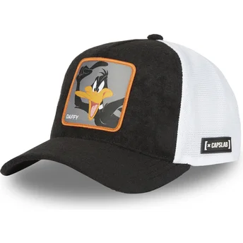 Czapka trucker czarno-biała Kaczor Daffy DAF2 CT Looney Tunes od Capslab