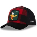 cepur-izliekta-truckeris-sarkans-snapback-loo10-lum-duffy-duck-looney-tunes-no-capslab