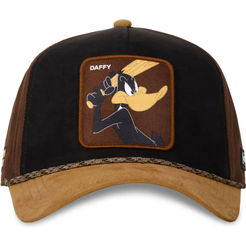 cepur-izliekta-truckeris-bruns-snapback-10-daf-duffy-duck-looney-tunes-no-capslab