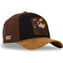 capslab-daffy-duck-loo10-daf-looney-tunes-black-and-brown-trucker-hat