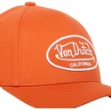 gorra-curva-naranja-ajustable-lof-c11-de-von-dutch