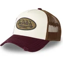 von-dutch-mubu-beige-braun-und-rote-trucker-kappe