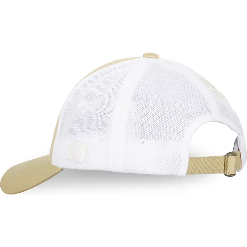 casquette-trucker-beige-et-blanche-ajustable-lof-b14-von-dutch