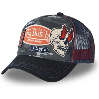 Cepur izliekta šoferis maskēšanas snapback PATCHES02 no Von Dutch