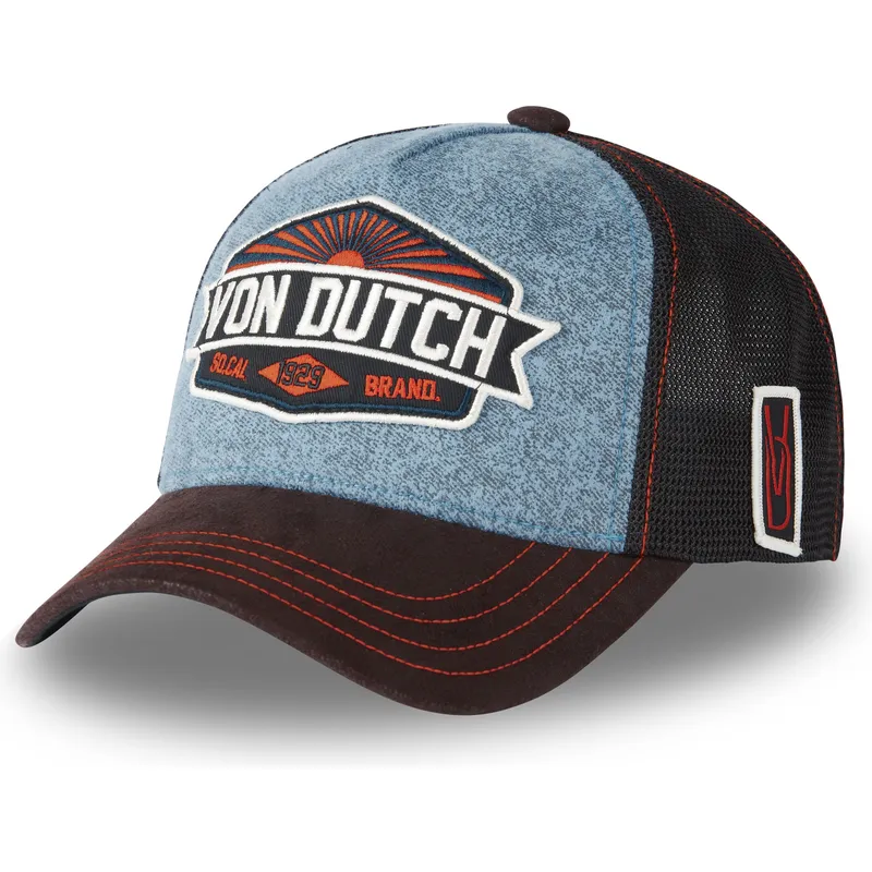 cepur-izliekta-truckeris-zils-snapback-lea02-no-von-dutch