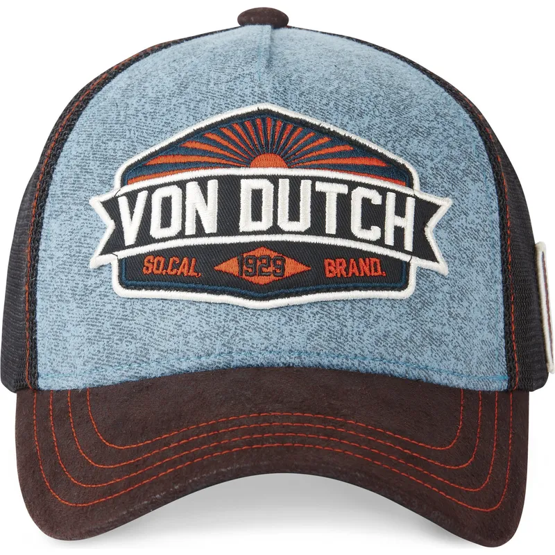 cepur-izliekta-truckeris-zils-snapback-lea02-no-von-dutch