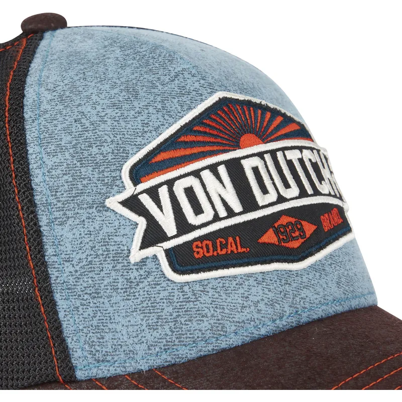 cepur-izliekta-truckeris-zils-snapback-lea02-no-von-dutch