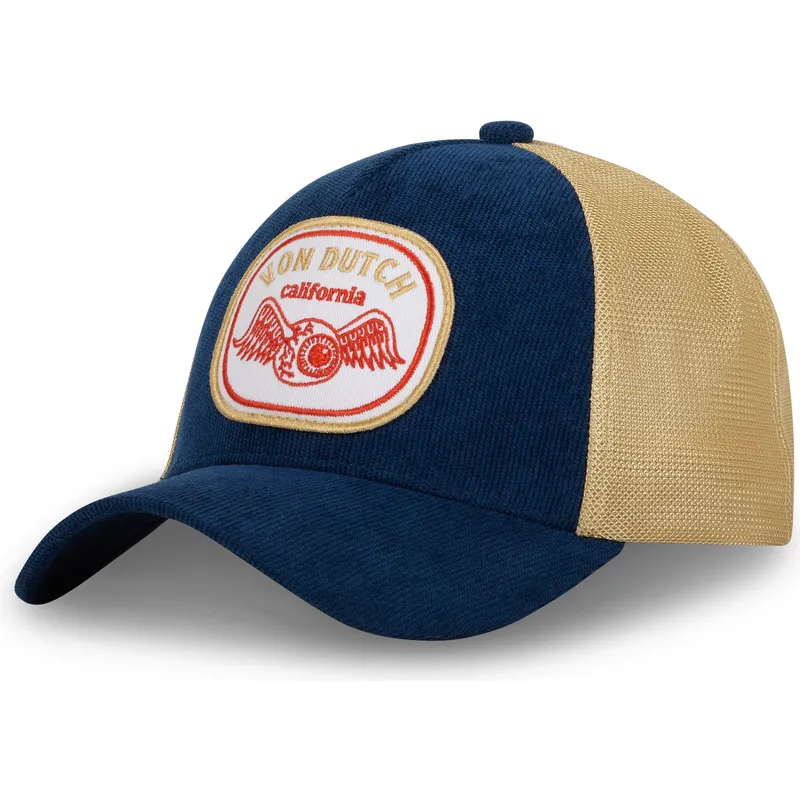 cepur-izliekta-truckeris-tumsi-zils-snapback-blu-ct-no-von-dutch